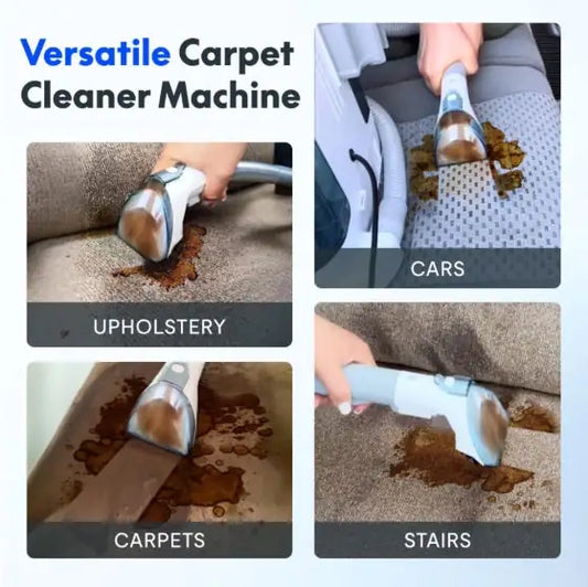 CleanCare Hero™: Deep Clean Sofas & Car Seats for Sensitive Skin & Allergy Care